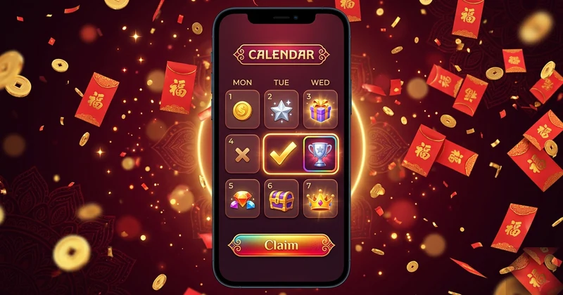Tk Gem দৈনিক লগইন বোনাস — লাল খামের বৃষ্টি