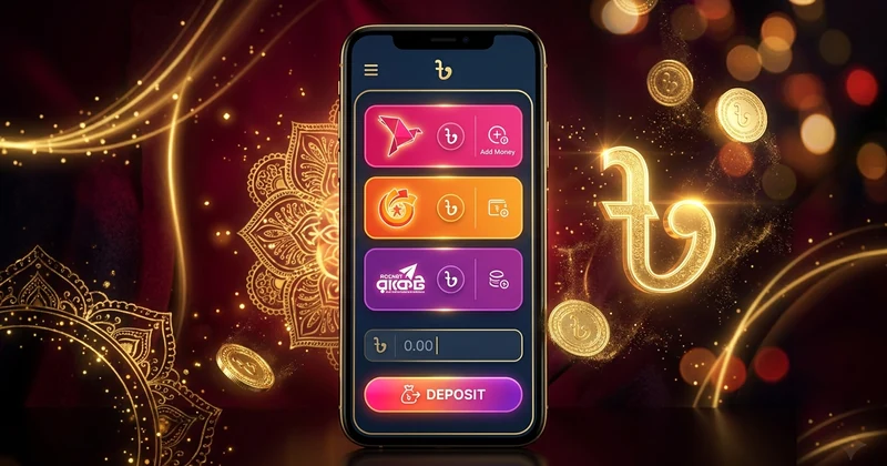 Tk Gem ডিপোজিট পেজ — bKash Nagad দিয়ে জমা করুন