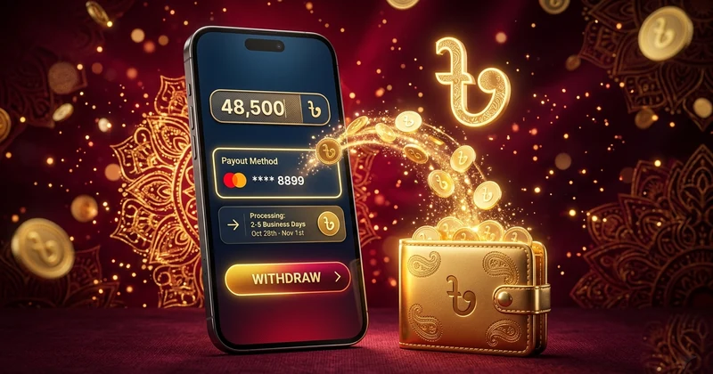 Tk Gem উইথড্রয়াল পেজ — টাকা তুলুন